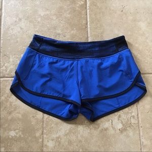 Lululemon speed short in blue